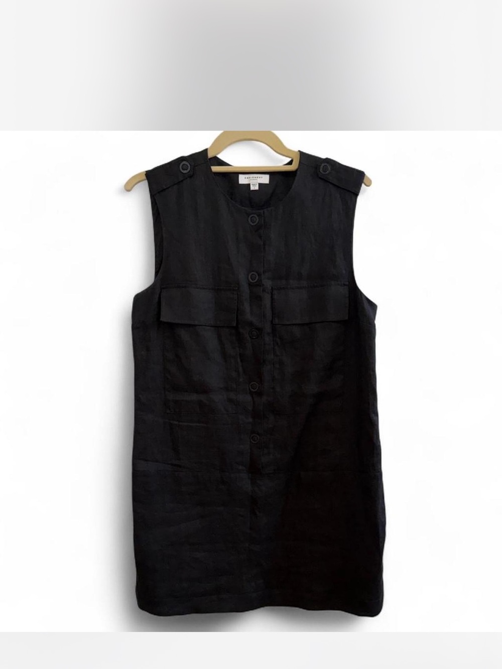 Equipment Linen Shift Dress